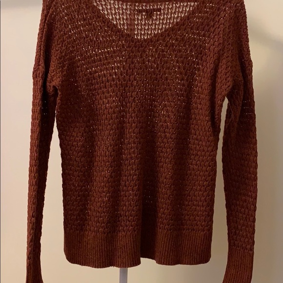 Long sleeve knit v-neck sweater - Picture 4 of 4